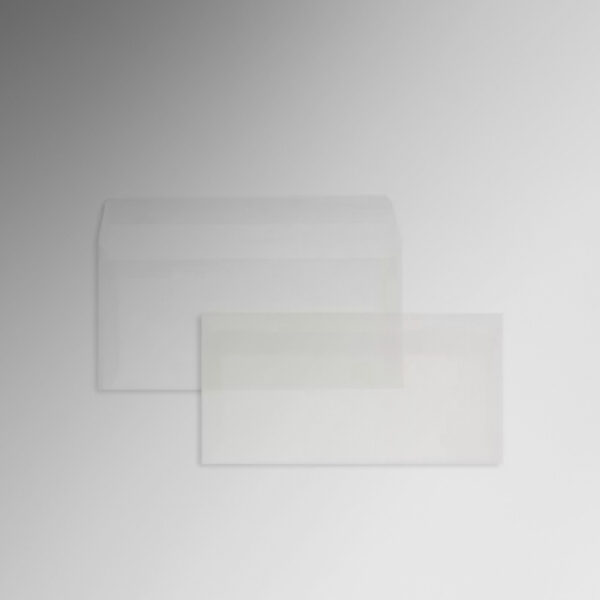Briefumschläge <br/>transparent DIN lang